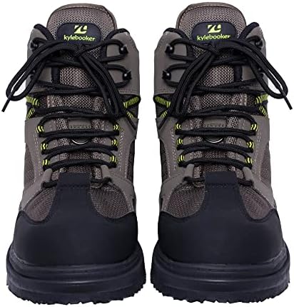 Kylebooker Men's Fishing Wading Boots Lightweight Anti-Slip Waders Shoes for Fly Fishing - Image 4