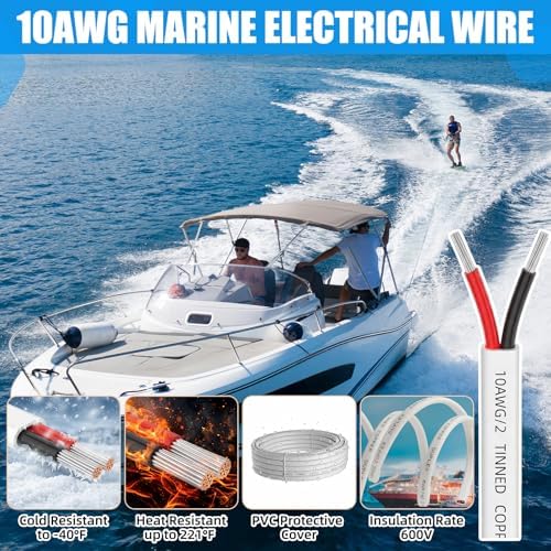 13 Pcs Trolling Motor Wire Kit, Tinned Copper Cable - Image 3