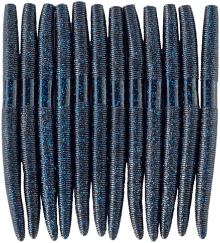 5'' Senko Bait Soft Stick Worms for Wacky Rig Bass Fishing by nawaish