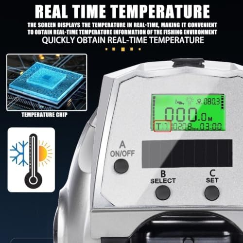 Electric Fishing Reel Digital Display 16kg Drag Solar - Image 3
