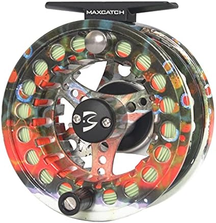 M MAXIMUMCATCH Maxcatch ECO Large Arbor Fly Fishing Reel (3/4wt 5/6wt 7/8wt) and Pre-Loaded Fly Reel with Line Combo - Image 2