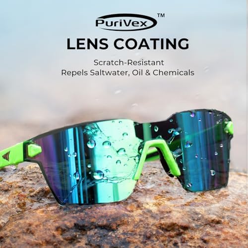 KastKing Tarkio Polarized Fishing Sunglasses, One Piece PC Lens Rimless - Image 3