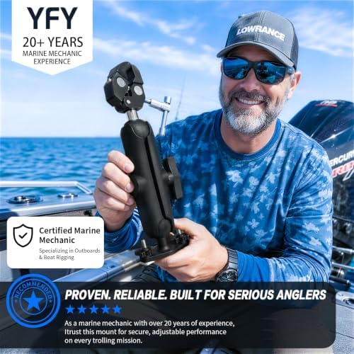 YFY Heavy-Duty Trolling Motor Stabilizer for Crestliner SureMount - Image 2