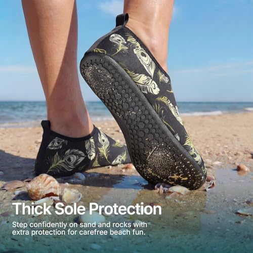 Water Shoes for Women Men Quick-Dry Aqua Socks Swim Beach Outfits Barefoot - Image 2