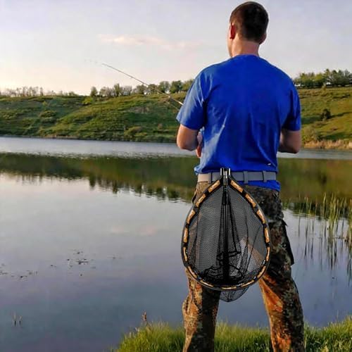 PLUSINNO Fishing Net Fish Floating Landing Net with Handle - Image 6