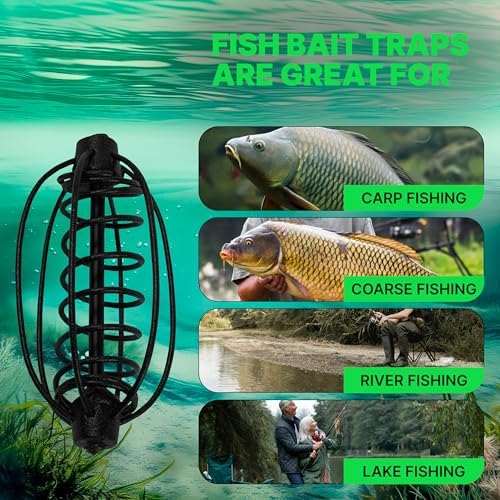 10pcs Spring Fishing Feeder Carp Сrucian Bream Tackle Cage - Image 6