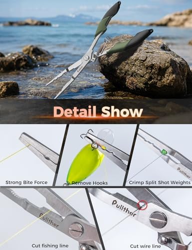 Fish Gripper 9.2",Fishing Pliers,Fishing Tool Kit - Image 5