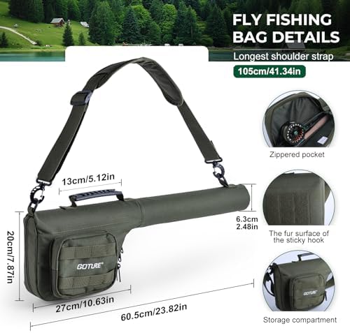 Goture Fly Fishing Kit & Gear Bag, 9FT Fly Rod and Reel Combo - Image 4