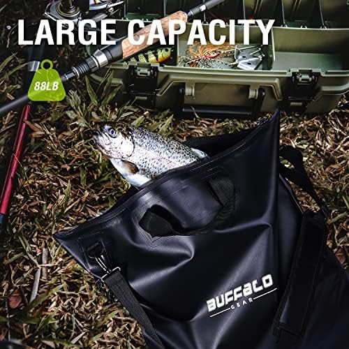 Buffalo Gear Fish Tournament Weigh in Bag for Bass Fishing, Heavy Duty Fish Bag for Caught Fish Waterproof,Leakproof,Puncture Resistant - Image 3