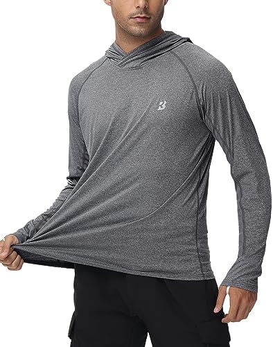 Roadbox Men's UPF 50+ Fishing Shirts, Long Sleeve UV Sun Protection Hoodie - Image 2