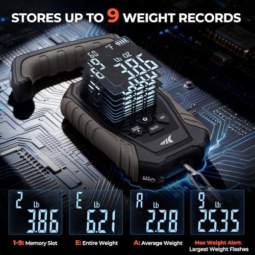 KastKing Weighmaster Digital Fish Scale with Lip Gripper, Black - Image 4
