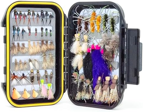 Outdoor Planet 24/48/66/72 Premium Hand Tied Fly Fishing Flies Assortment | Fly Boxes Included | Dry, Wet, Nymphs, Streamers, Wooly Buggers, Terrestrials | Trout, Bass Lure Set, Kit, Gift - Image 5