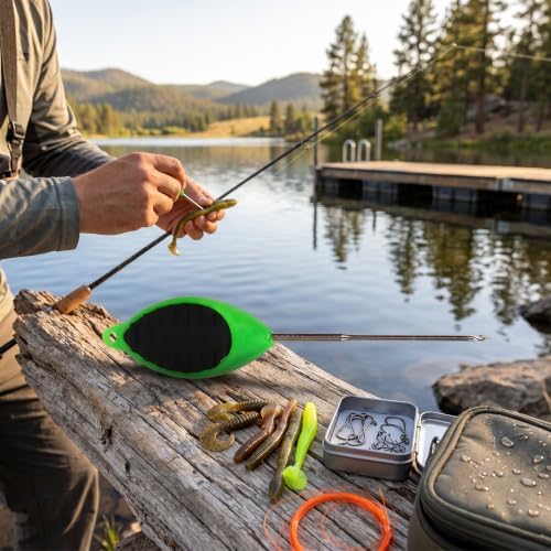 POCREATION Fishing Bait Rig Tool, Baiting Drill Lure Rigging Needle Hook Portable for 3 in 1 Combo Carp Fish Tackle Kit for Making Rigs Driller Needle, Splicing Tools - Image 4