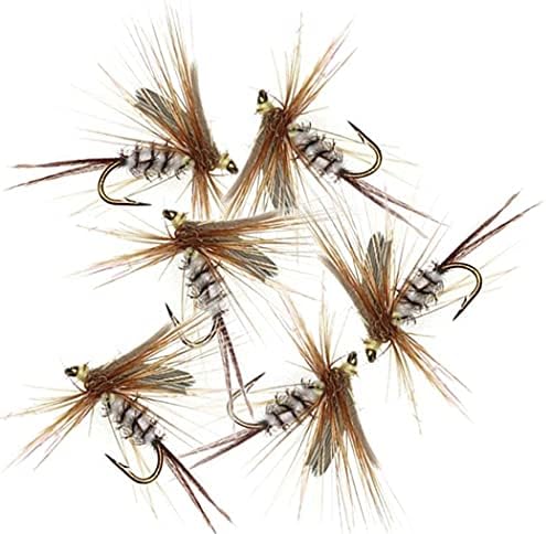 OutdoorFishing Fly Fishing Flies Kit Fly Assortment Trout Bass Fishing with Fly Box, 33/48/72/100/114/148pcs with Dry/Wet Flies, Nymphs, Streamers, Popper - Image 5