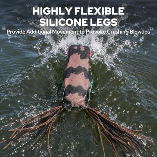 TRUSCEND Swimmax Easy Catch Fishing Lures with BKK Hooks, Wiggling, Vibrating, Rattling and Gurgling for More Bite, Heavy-Duty Dyneema Fiber Jointed Swimbaits for Bass, Trout, Walleye, Crappie, Pike - Image 6