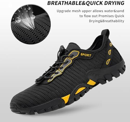 SOBASO Water Shoes Women Men Quick Drying Swim Beach Aqua Shoes for Water Sport Diving Hiking Sailing Travel - Image 3