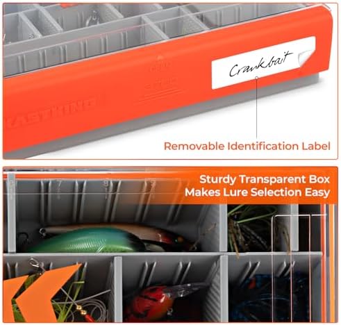 KastKing HyperSeal Waterproof Tackle Box, 3700 Deep Tackle Trays - Image 4