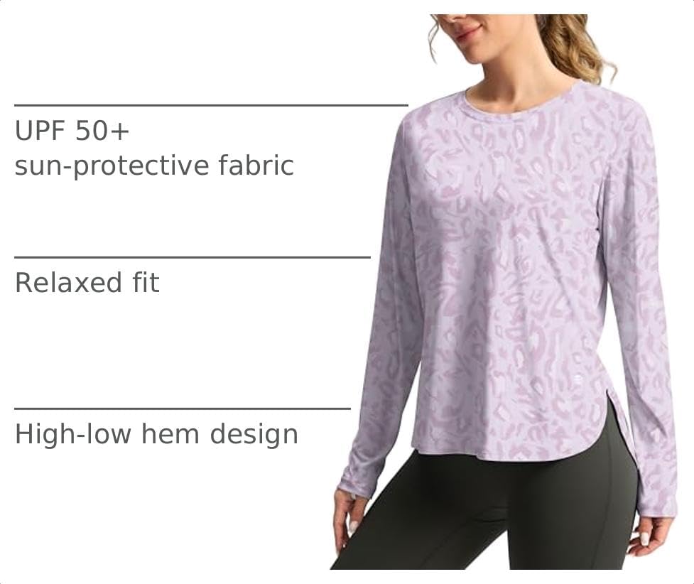 G Gradual Women's Sun Shirts UPF 50+ Long Sleeve Workout Hiking Tops - Image 4