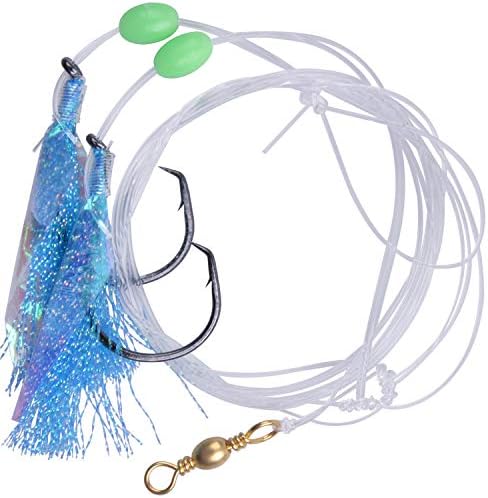 Shaddock Fishing Bait Rigs Saltwater with Sharp Hooks for Flounder Halibut by Shaddock+Fishing