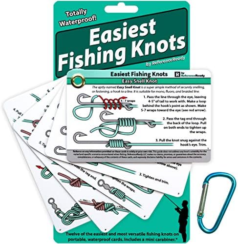 ReferenceReady Easiest Fishing Knots Pocket Guide for Beginners by ReferenceReady
