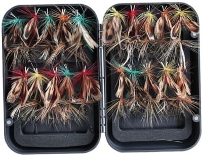 Fly Fishing Hooks Set 40PCS Hand-Tied Lures Trout Bass(40-count, 47g) - Image 4