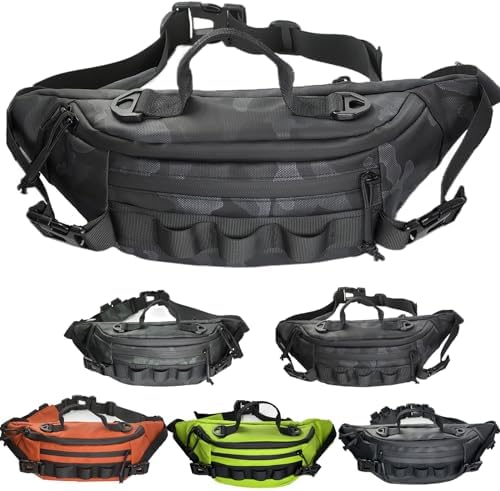 Fishing Fanny Pack for Men -Fishing Fanny Pack-Lightweight and Fishing Sling Pack by Chardime