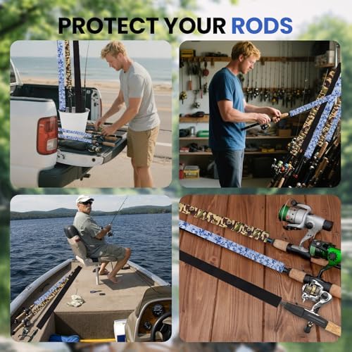 Neoprene Camo Fishing Rod Sleeves,Fishing Pole Sleeves,Fishing Rod Socks - Image 3