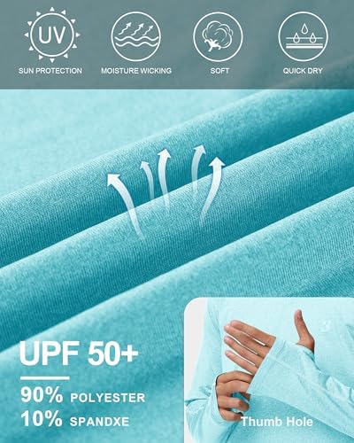 Roadbox Men's UPF 50+ Fishing Shirts, Long Sleeve UV Sun Protection Hoodie - Image 5