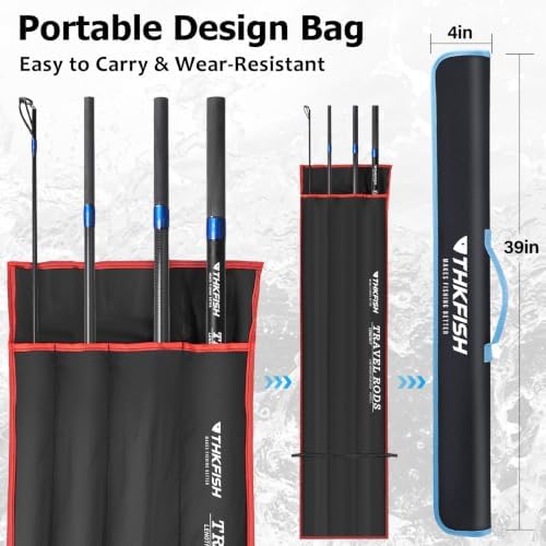 THKFISH 12FT Surf Spinning Fishing Rod Carbon Travel Surf Rod - Image 7