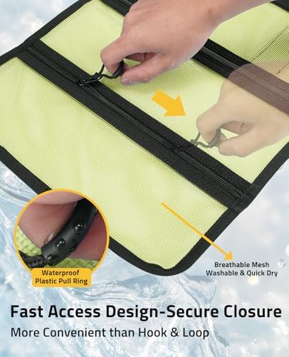CVLIFE 6-Pocket PVC Mesh Fishing Lure Bag, Tackle Storage Organizer - Image 5