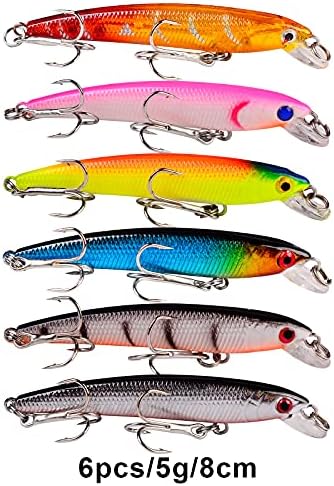 Bass Fishing Lures Kit Set Topwater Hard Baits Minnow Crankbait Pencil VIB Swimbait for Bass Pike Fit Saltwater and Freshwater - Image 6