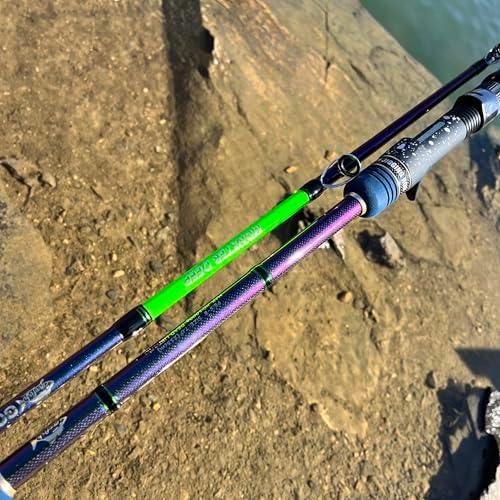 GOOFISH® Monster Deep7ft(213cm)-Solid Nano Blank Japan Fuji Saltwater Heavy Slow Pitch Jigging Rod Pole PE5-8 Maxjig 1000g by GOOFISH%C2%AEROD