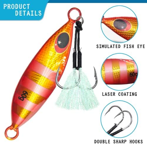 5pcs Fishing Jigs Saltwater Fishing Lures - Image 4