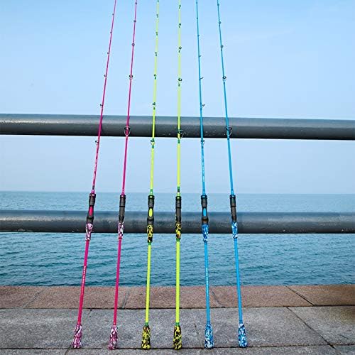 GOOFISH® Blue 6'6"(195cm) Solid Nano Tech Blank Saltwater Slow Pitch Jigging Rod PE3-6 Jig 150-500g - Image 7
