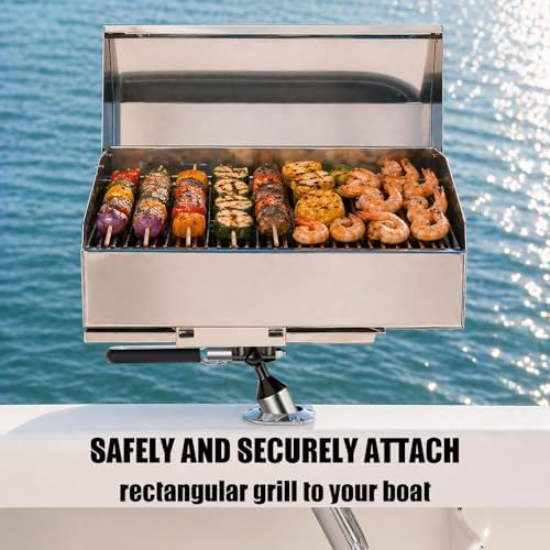 Buzzlett Rod Holder Mount Compatible with Magma Marine Rectangular Grills - Image 6