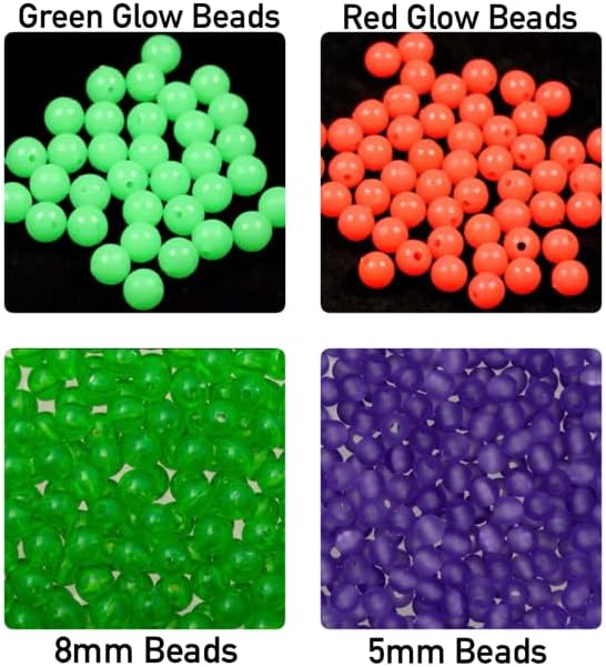 Premium Catfish Ready Rig, Ribbit-Rig, Bright Multicoloured, with 3 oz Egg Sinker Weight. - Image 6