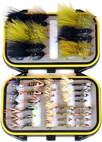 Outdoor Planet Premium Fly Fishing Flies Assortment, 12/24 /48 /66pcs Dry/Wet/Nymph/Streamer Flies, Trout/Bass/Panfish/Salmon Fishing Flies - Image 3