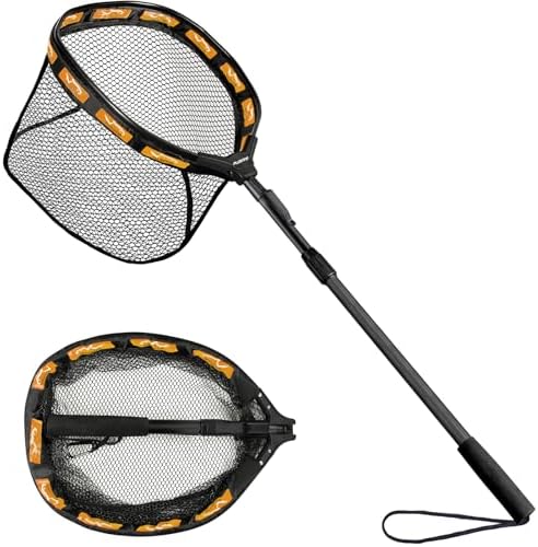 PLUSINNO Fishing Net Fish Floating Landing Net with Handle by PLUSINNO