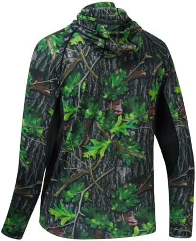 BASSDASH Men's UPF 50+ Camo Long Sleeve Hunting Fishing Hoodie Shirt - Image 4