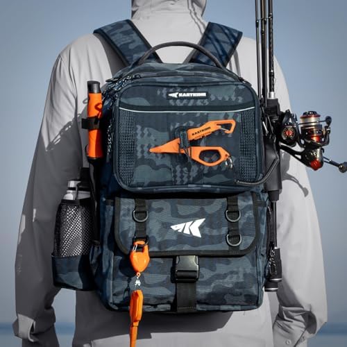KastKing BaitSpace 50L Fishing Backpack with 4 Tackle Boxes, 2 Rod Holders - Image 2