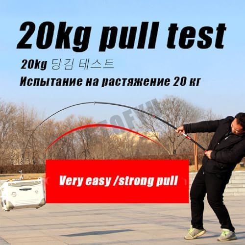Telescopic Fishing Rod, Carbon Fiber Travel Surf Rod, Spinning Power Lure 2-9Oz, 20-50LB，Medium-Heavy Throwing Surfcasting Baitcasting Pole, Distance Throwing Fishing Rod - Image 7