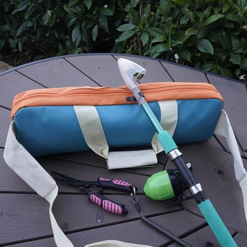 mouhike 17-inch Fishing Tackle Carrier Bag for Telescopic Rod Fishing Gear - Image 6