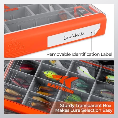 KastKing HyperSeal Waterproof Tackle Box, 3600 and 3700 Tackle Trays - Image 4
