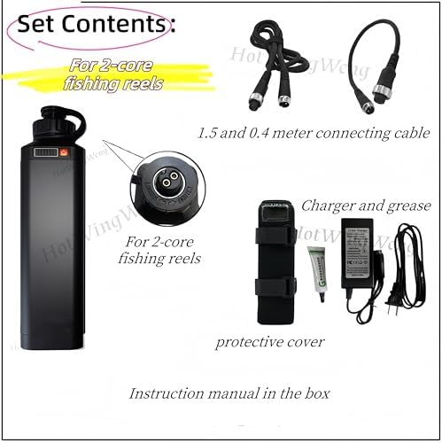Electric Fishing Reel Lithium Battery 14.8V 10000mAh - Image 3