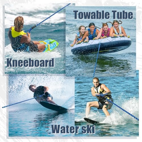 Boat Tow Rope 60ft 1-6 Riders, Floating Ropes for Towable Tubes - Image 6