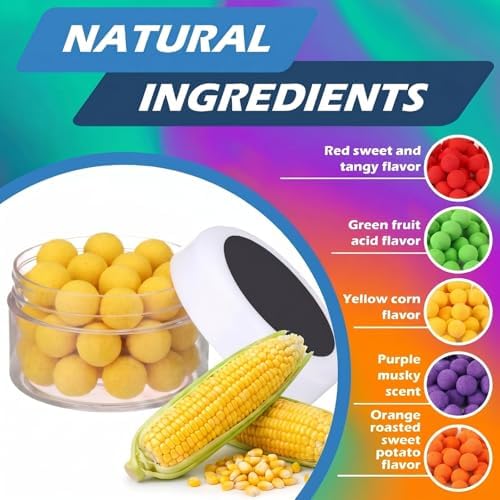 150/100pcs Scent Carp Fishing Baits Floating Carp Boilies Soft Baits 5 Flavors Fish Boilies for Buffalo Catfish - Image 3