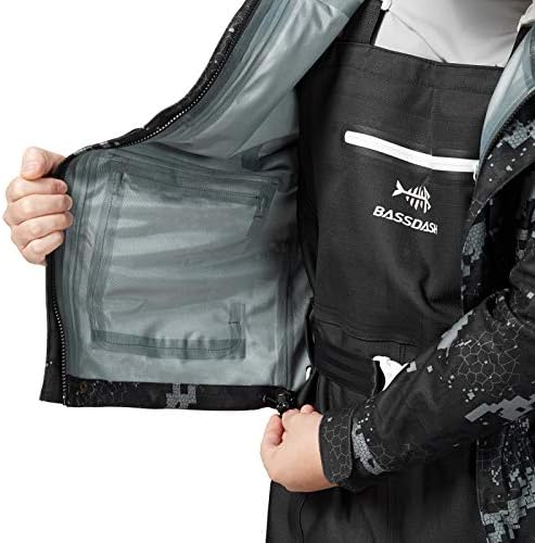 BASSDASH Walker-LW Breathable Waterproof Fishing Hunting Wading Jackets with Silent Outer Fabric for Men Women - Image 6