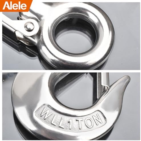 Alele Grab Hooks,1T Crane Scale,Slip Hooks,Stainless Steel Lifting Hook Rigging Accessory (Grab Hooks 1000kg) - Image 5