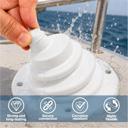 Boat Motor Well Cable Boot - Rigging Steering Protect for Marine Yacht Kayak Electrical Wire Organize, Fuel Lines Diameter 4 7/10" - Image 3