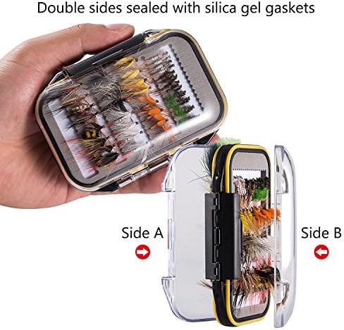 BASSDASH Fly Fishing Flies Kit Fly Assortment Trout Bass Fishing with Fly Box with Dry/Wet Flies, Nymphs, Streamers, Popper - Image 5
